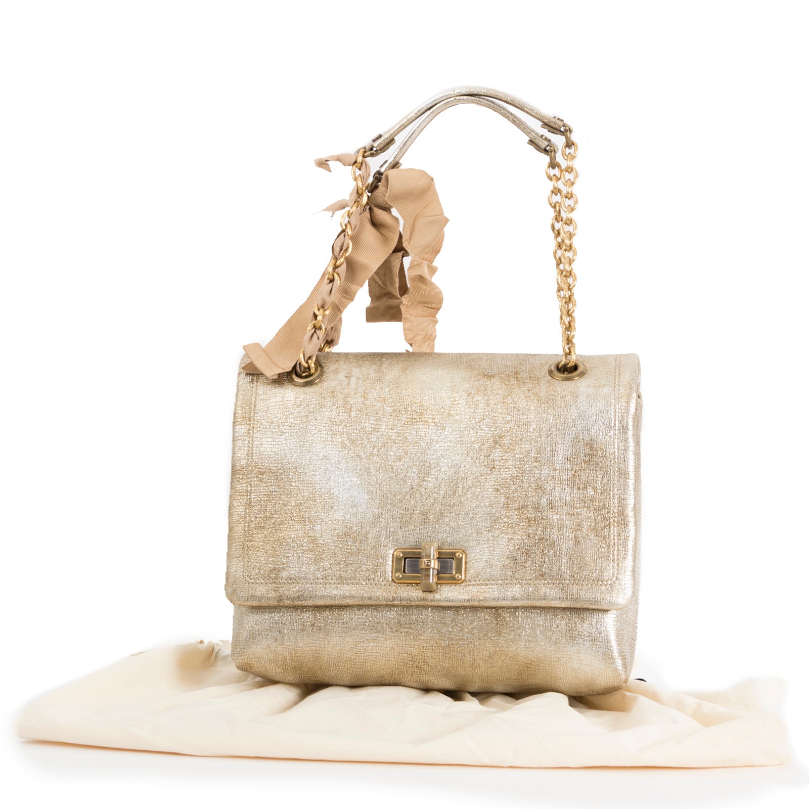koop online jouw tweedehands Lanvin Happy MM Bag