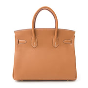 leather seconde hand online right price labellov vintage webshop safe secure original designer luxury brands Antwerp fashion shopping BelgiumHermès Birkin Gold Togo 30 GHW