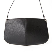 Louis Vuitton Black Epi 'Demi Lune' Pochette seconde main authentique shopping en ligne webshop en vogue mode style LabelLOV Anvers Belgique marques luxe designer