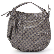 buy safe online second hand designer Gucci Hysteria Gg Coated Canvas Hobo Bag