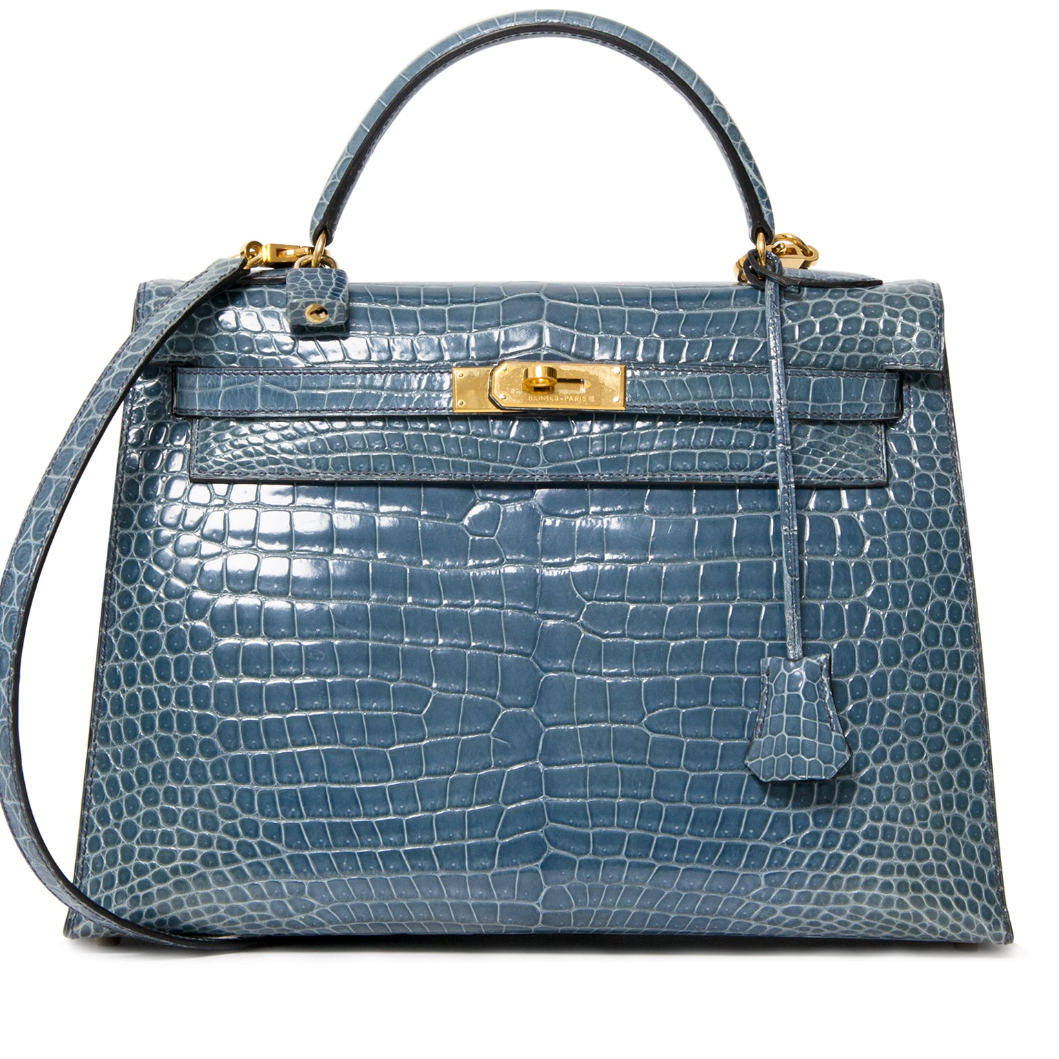rare hermes blue jean porosus crocodile 32 kelly ghw with strap online webshop labellov