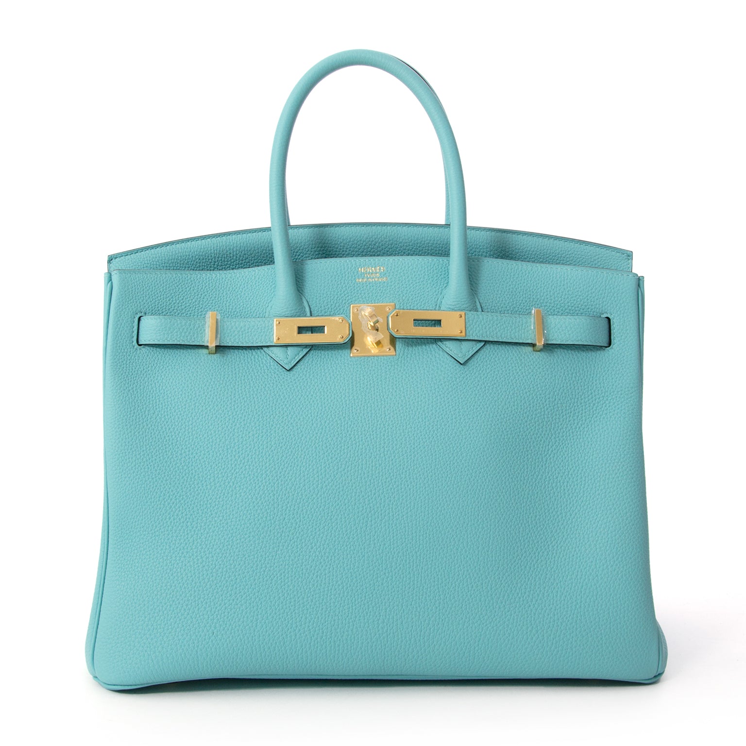 Hermès Birkin 35 Togo Bleu Atoll GHW