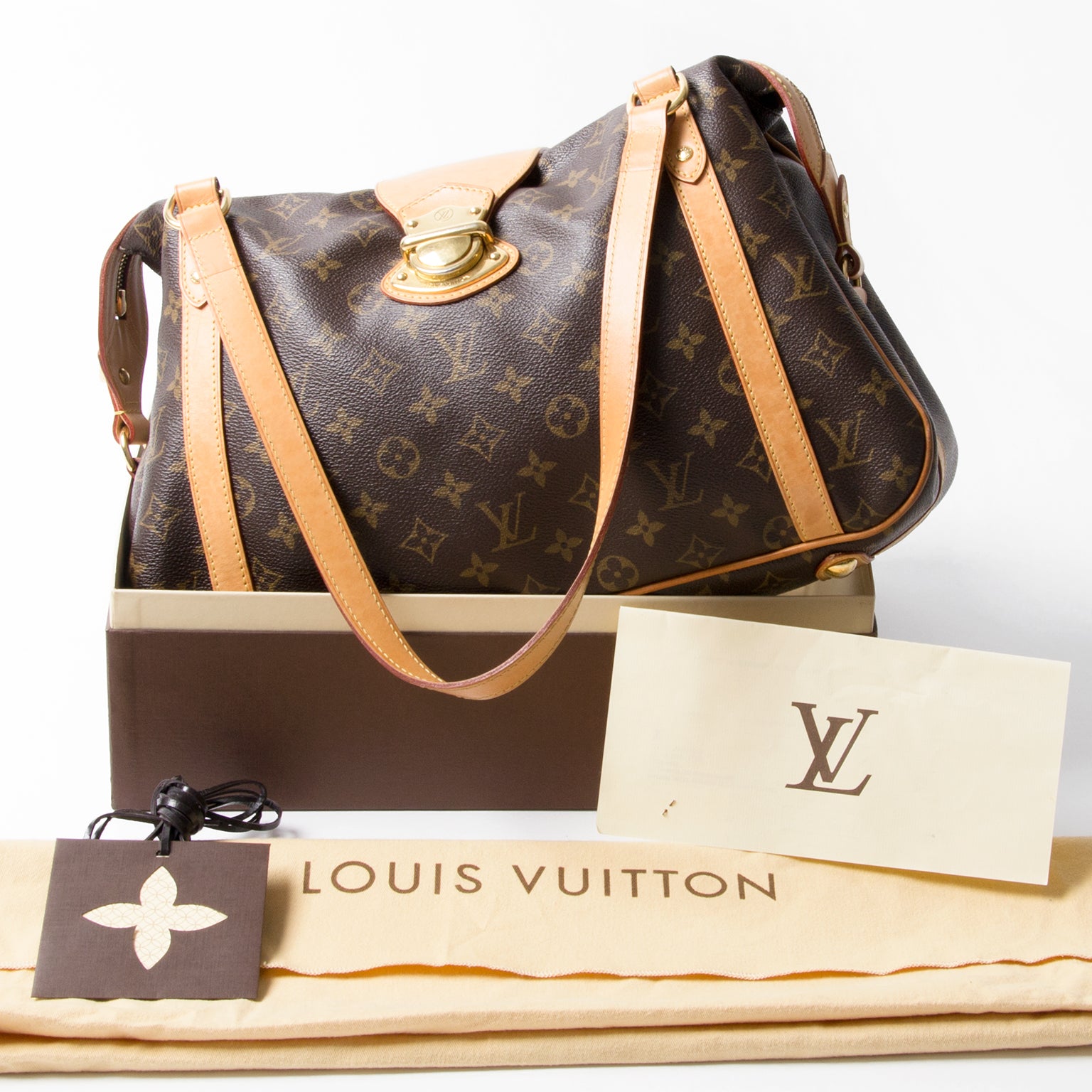 Louis Vuitton Monogram Stresa PM authentiek tweedehands winkelen online webshop Antwerpen België LabelLOV merken merktassen merkitems luxemerken luxe