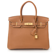Hermès Birkin Gold Togo 30 GHW r seconde hand online right price labellov vintage webshop safe secure original designer luxury brands Antwerp fashion shopping Belgium