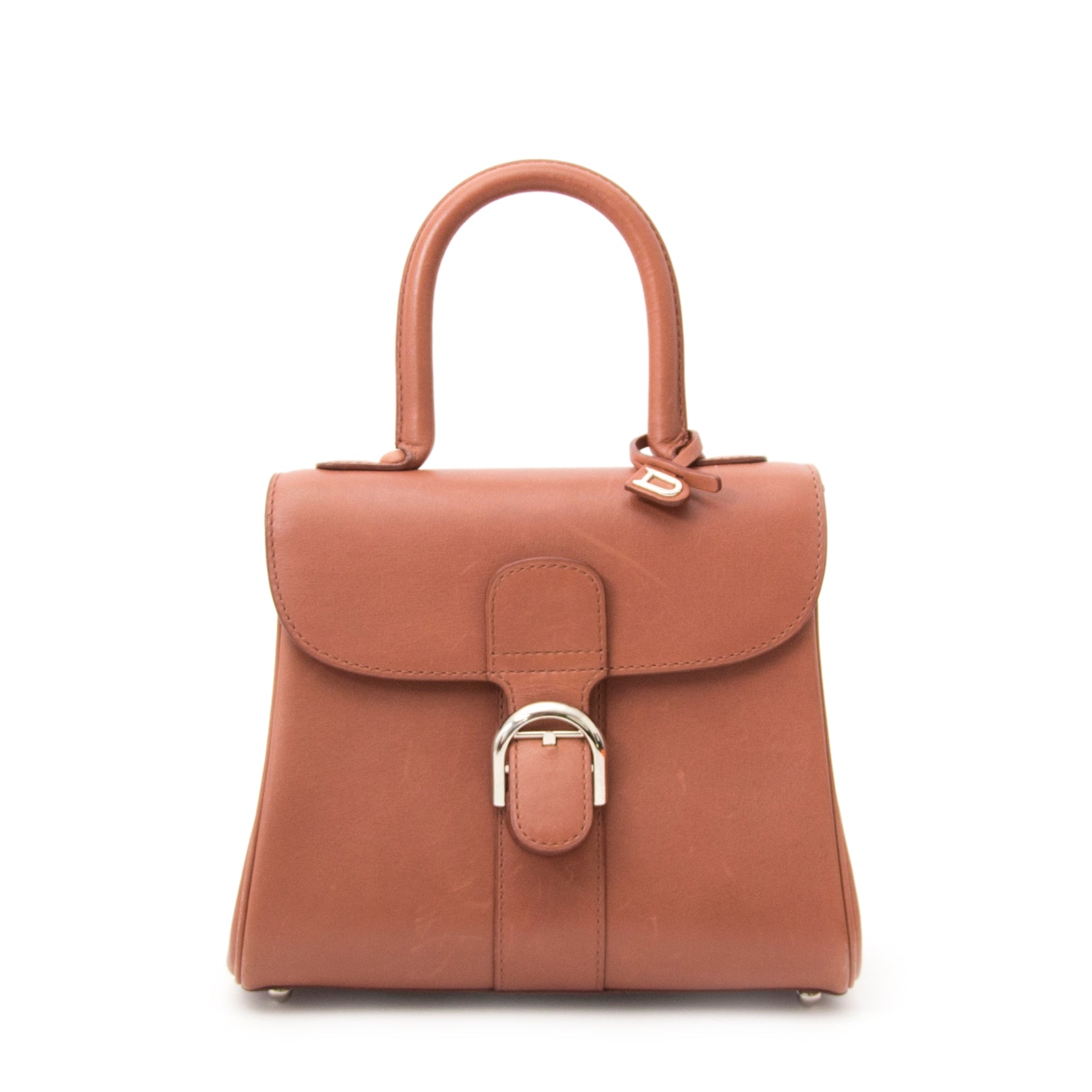 Koop en verkoop uw authentieke designer handtassen zoals Delvaux Brillant PM + Strap in Sienna
