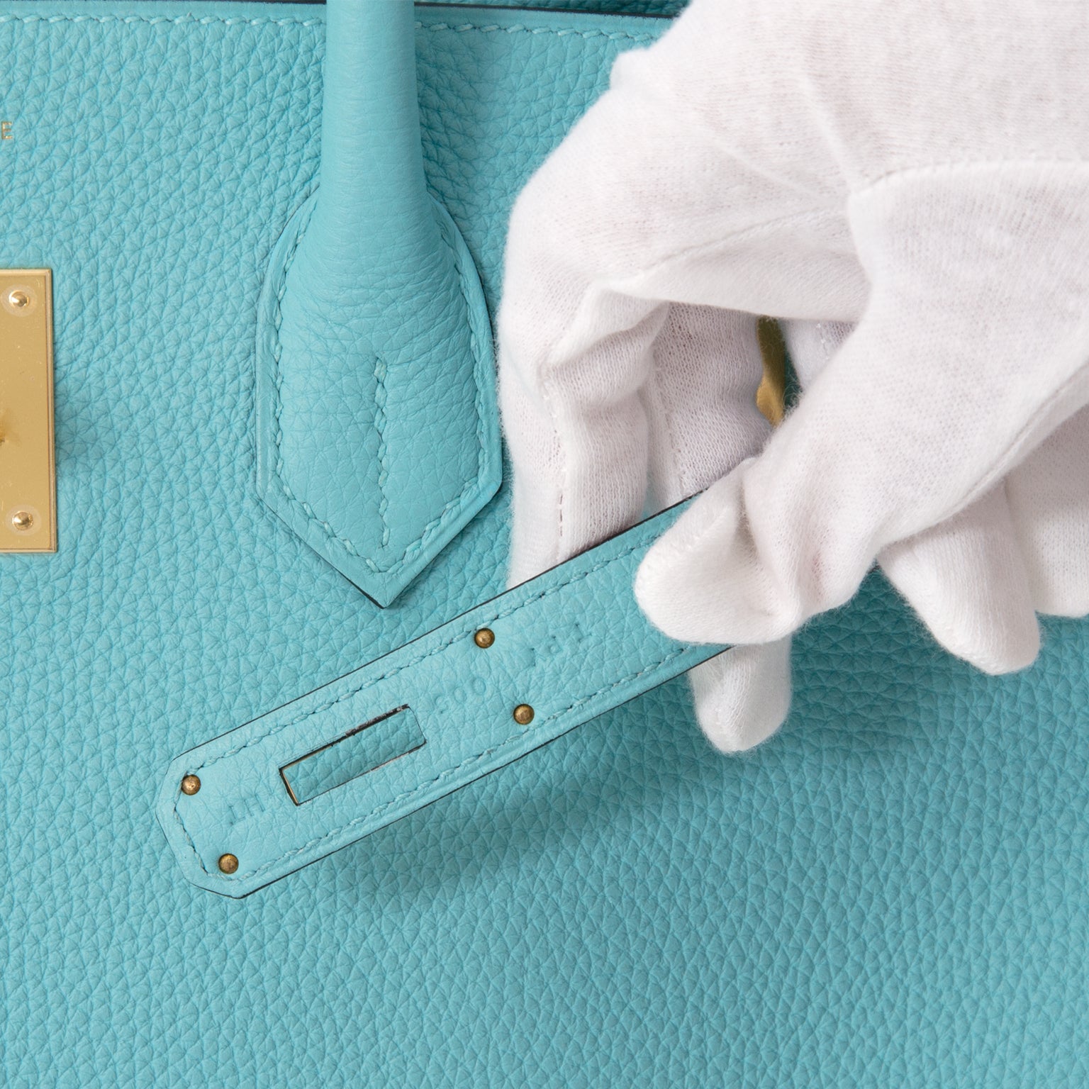 Hermès Birkin 35 Togo Bleu Atoll GHW