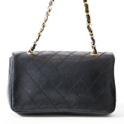 Chanel Vintage Small Quilted Black Flap Bag authentic secondhand safe online shopping webshop fashion style LabelLOV Antwerp Belgium high end luxury labels brand designer