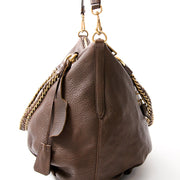Koop velig online tweedehands chocolade bruin Prada schoudertas aan de beste prijs online webshop labellov