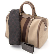 acheter en linge seconde main Gucci 'Vintage Web Boston' sac a main