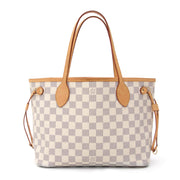 Buy safe online secondhand designer vintage louis vuitton damier neverfull pm azier grey