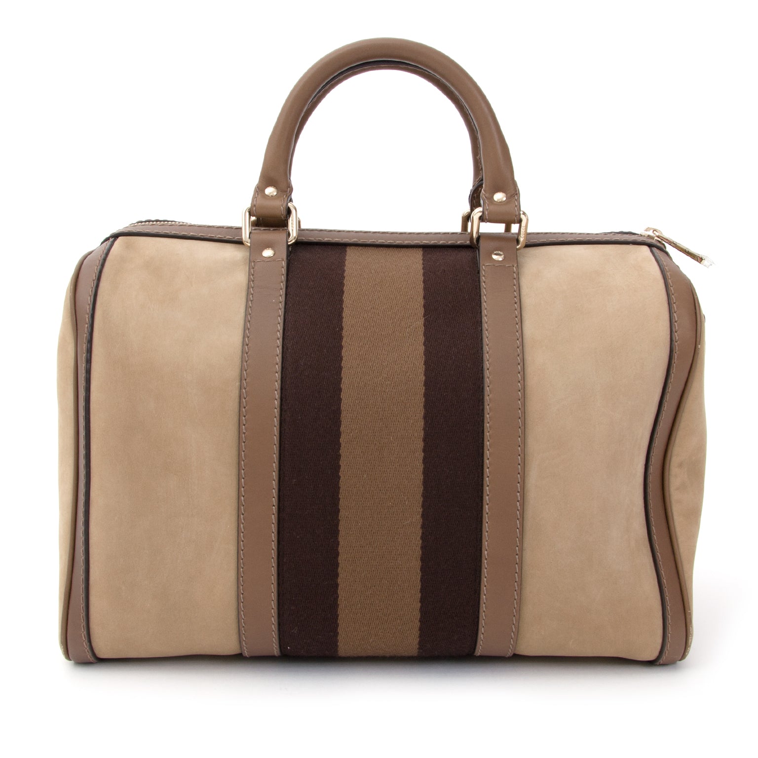 acheter en linge seconde main Gucci 'Vintage Web Boston' sac a main