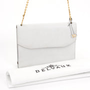 Delvaux White Envelope Evening Bag acheter en ligne seconde main sac a main