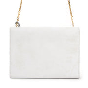 buy safe online secondhand designer Delvaux clutch offwhite best price