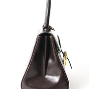Delvaux Brillant Bordeaux PM authentic secondhand bags fashion online shopping safe secure webshop Antwerp Belgium LabelLOV labels designers high end luxury