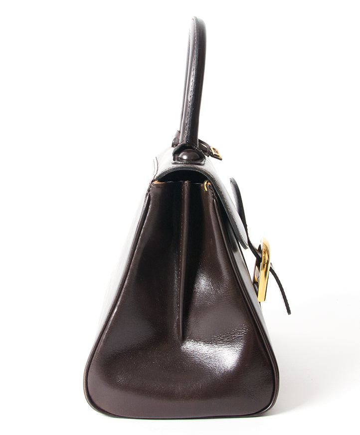 Delvaux Brillant Bordeaux PM authentic secondhand bags fashion online shopping safe secure webshop Antwerp Belgium LabelLOV labels designers high end luxury