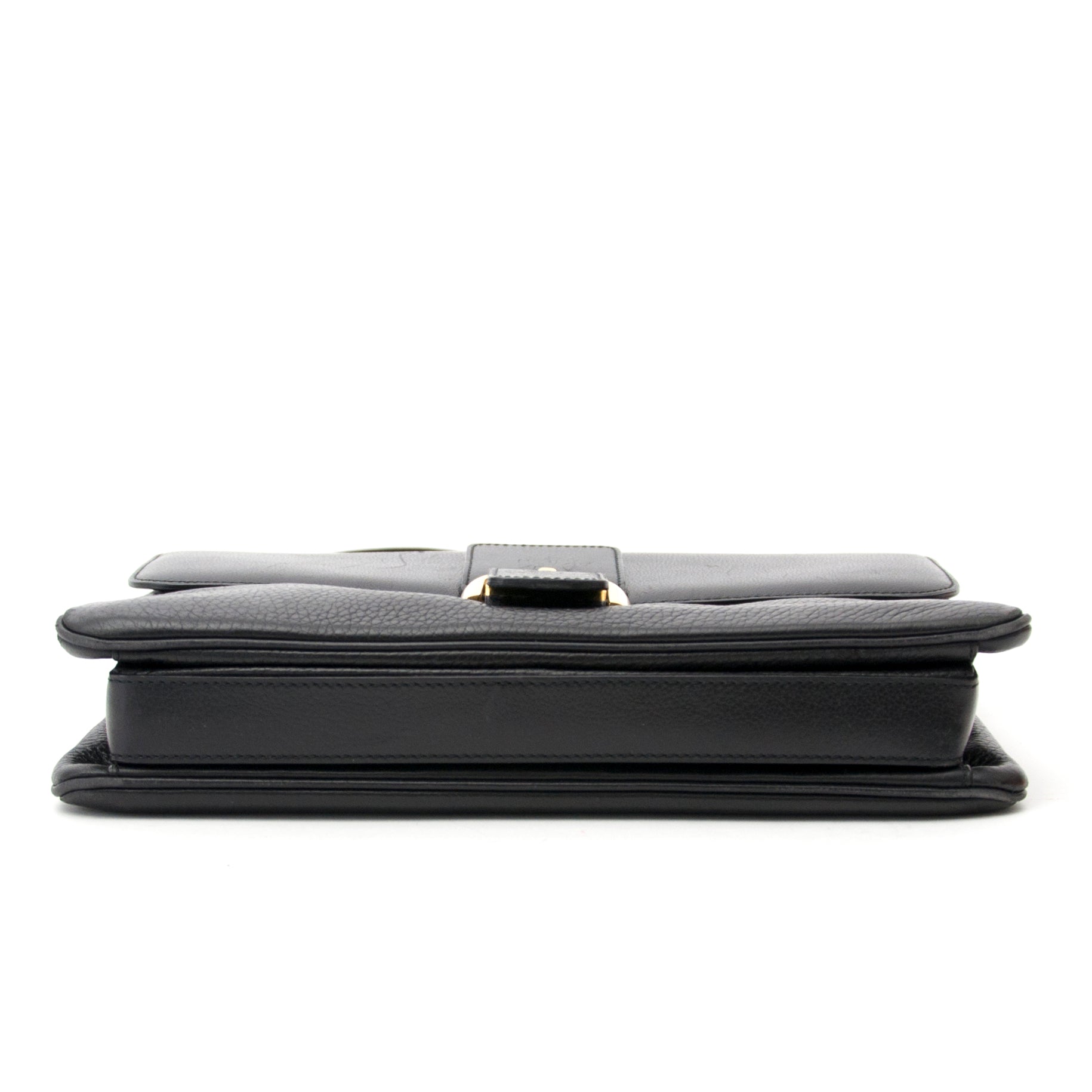 Delvaux Navy Brillant Case Bag