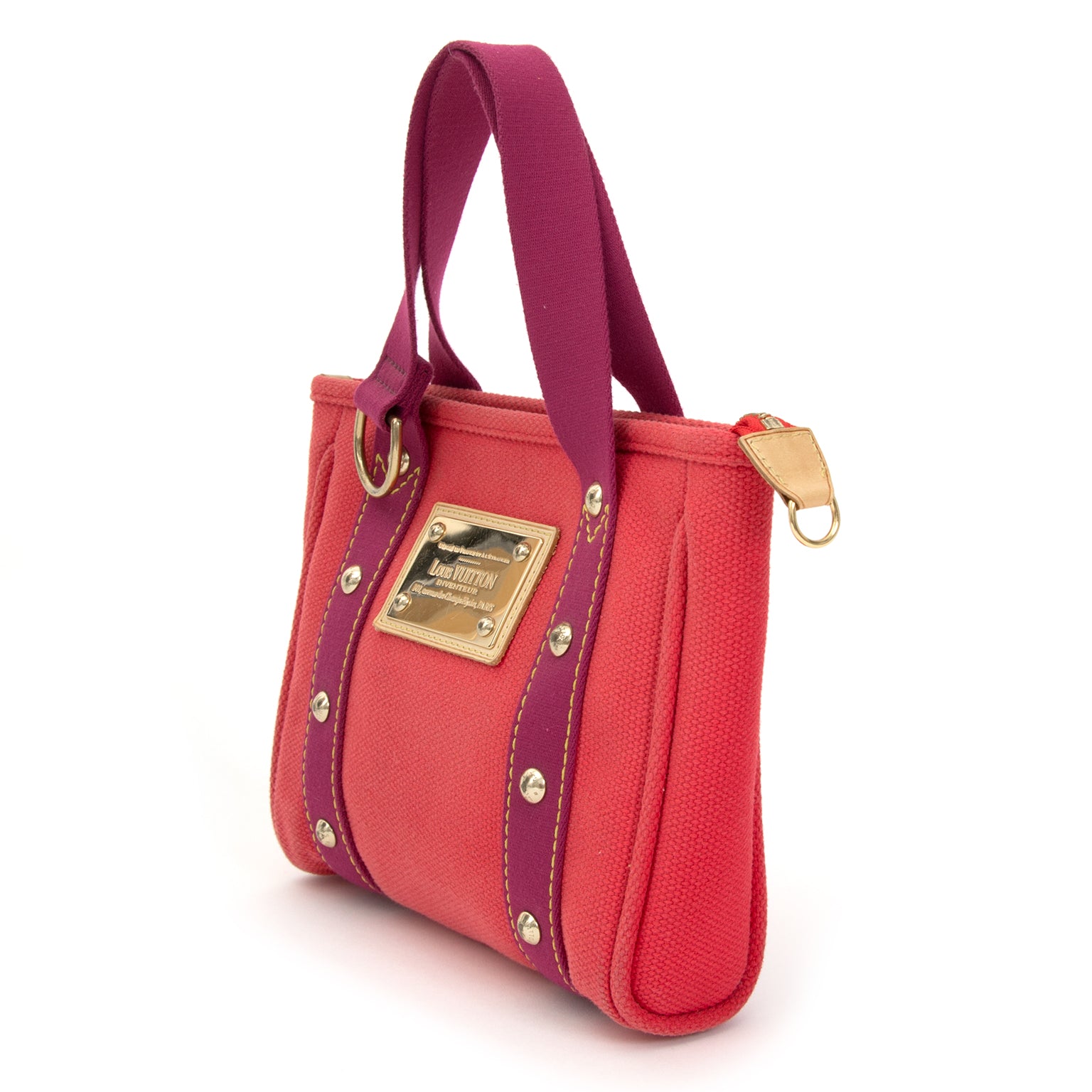 koop veilig online aan de beste prijs Louis Vuitton Toile Canvas Antigua Cabas PM Bag