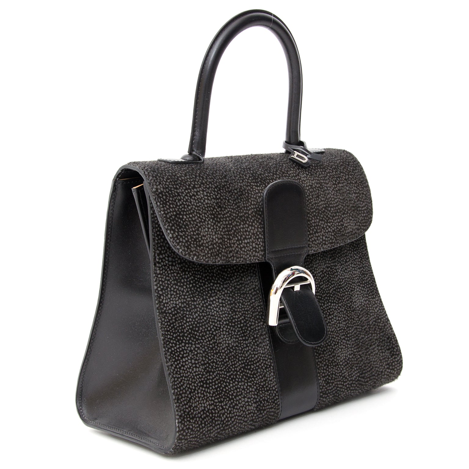 koop vielig online aan de beste prijs tweedehands Delvaux Limited Black Brillant Cuir Envolé