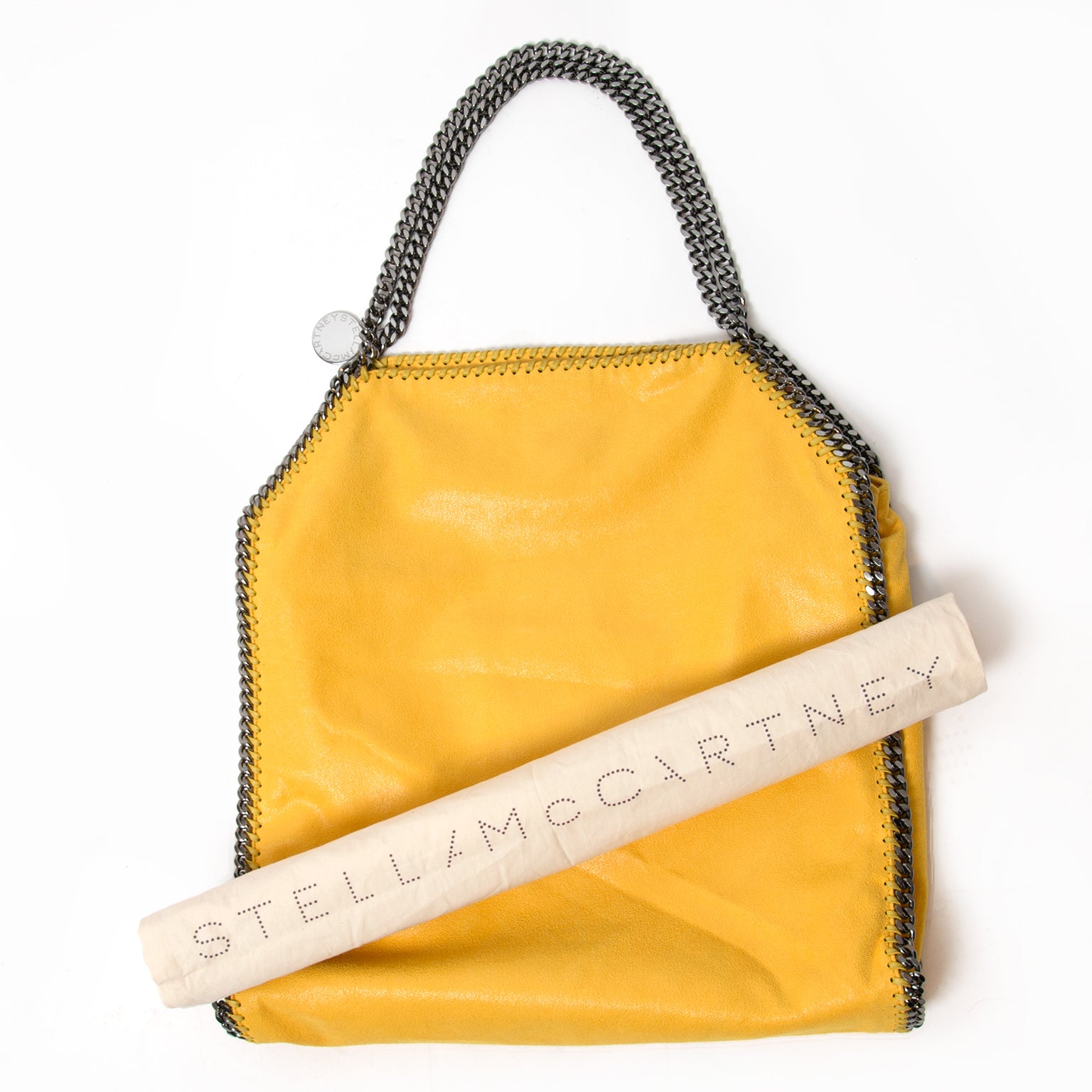 Stella McCarntey Yellow Falabella Shaggy Deer Big Tote