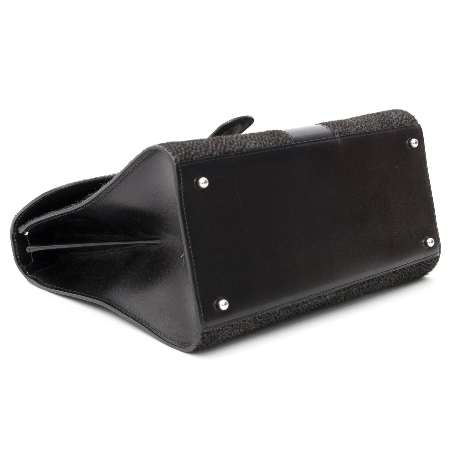 worldwide shipping very rare koop vielig online aan de beste prijs tweedehands Delvaux Limited Black Brillant Cuir Envolé