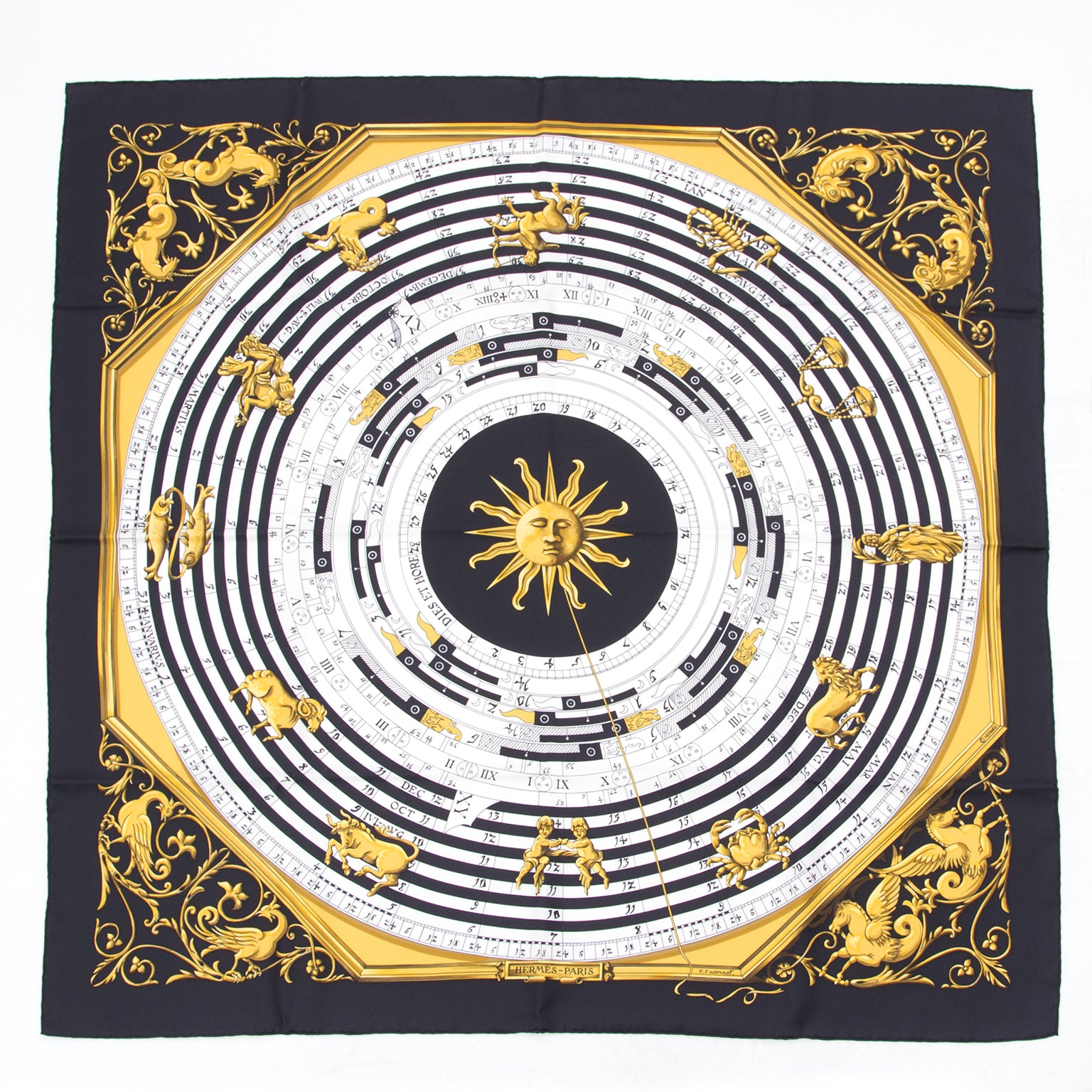 Hermès Silk Carré Scarf Calendar seconde main pour le meilleur prix site en ligne