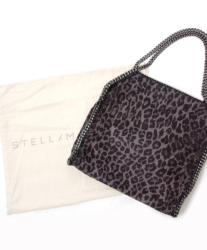 acheter en ligne seconde main Stella Mccartney leopard falabella