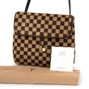 real real designer vintage Louis Vuitton Damier Sauvage Gazelle Pony Hair Shoulder Bag