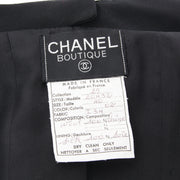 Chanel Black Wool Maxi Pencil Skirt & Blazer Suit Buy safe online Chanel clothing, skirt, tailleur online worldwide for the best price vintage