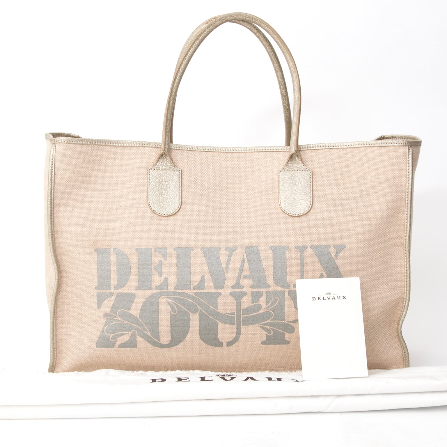 Delvaux Taxi Toile Limited Edition koop veilig online tweedehands delvaux
