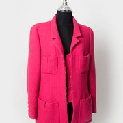 Koop veilig online aan de beste en juiste prijs authentiek designer vintage chanel gilet marine Labellov