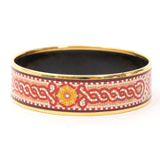 Koop veilig online tweedehands Hermès Clic Clac dark red best price