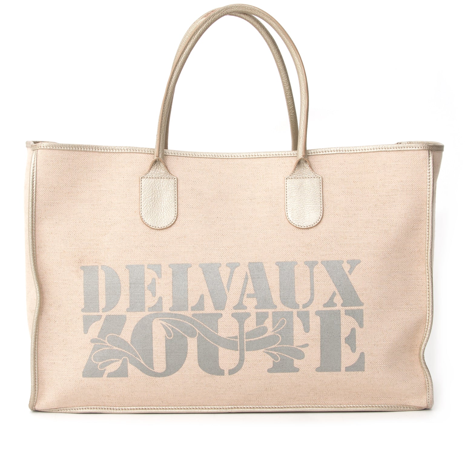 Delvaux Taxi Toile Limited Edition Very limited Delvaux Zoute Taxi Cabas. A practical, capacious bag that always looks good morning, noon or night: when shopping, or to take to work. Comes with authenticity card and dustbag.