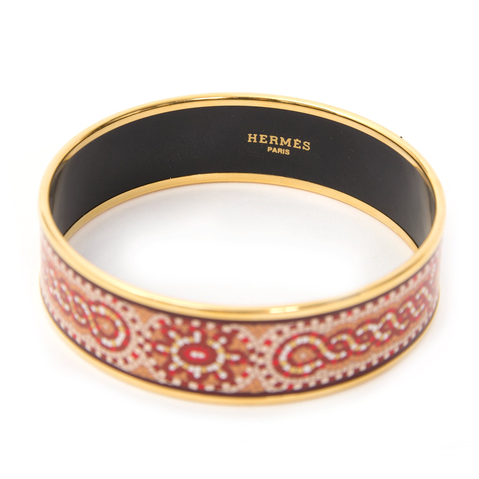 buy safe online second hand designer Hermes Bracelet enamel like new worldwide shipping