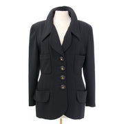 Chanel Black Wool Maxi Pencil Skirt & Blazer Suit Bij webshop labellov vind je online Chanel tweedehands en vintage kleding