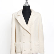 buy safe online at the right price chanel white tweed blazer online shop labellov designer vintage secondhand