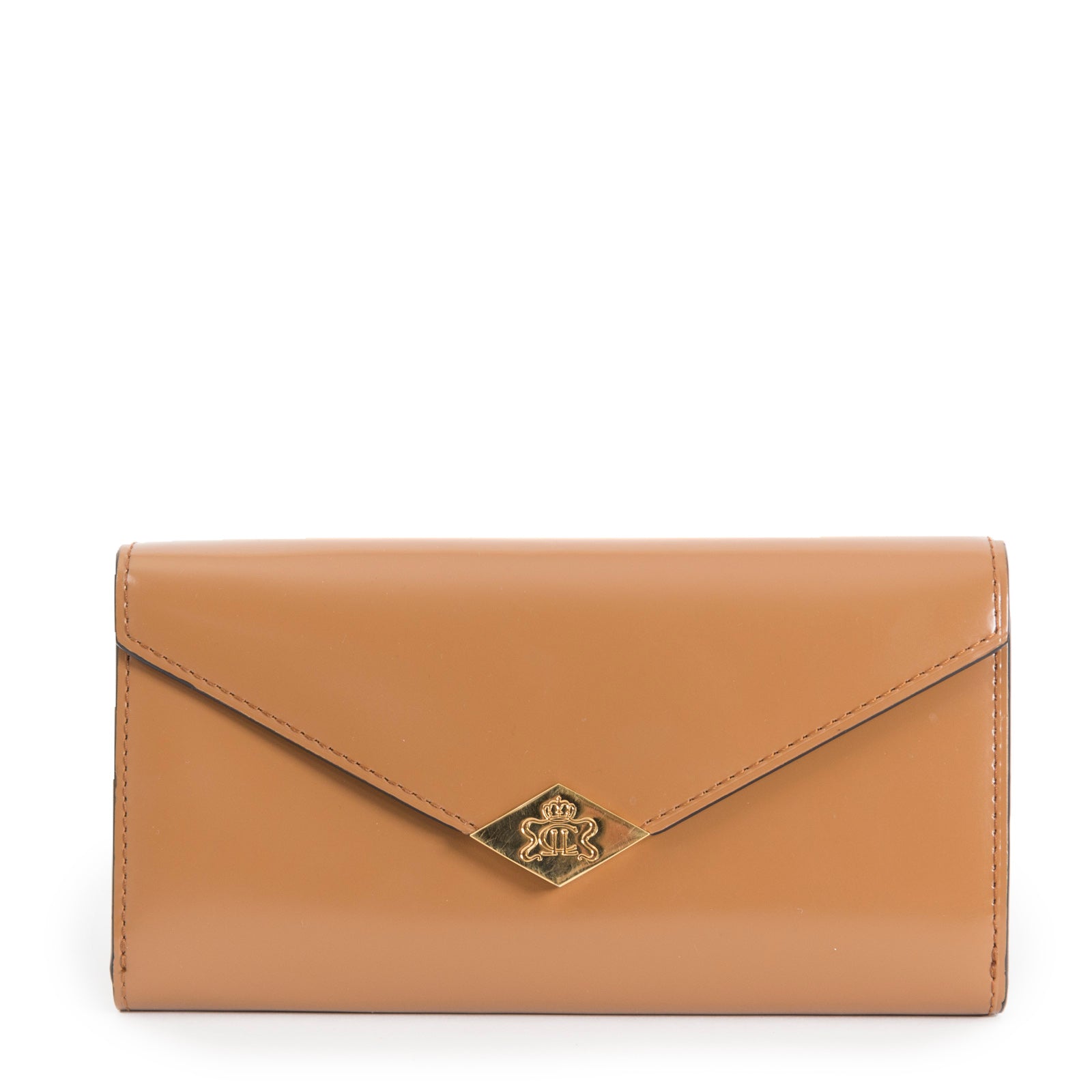 shop safe online Le Beau Courally Cognac Wallet