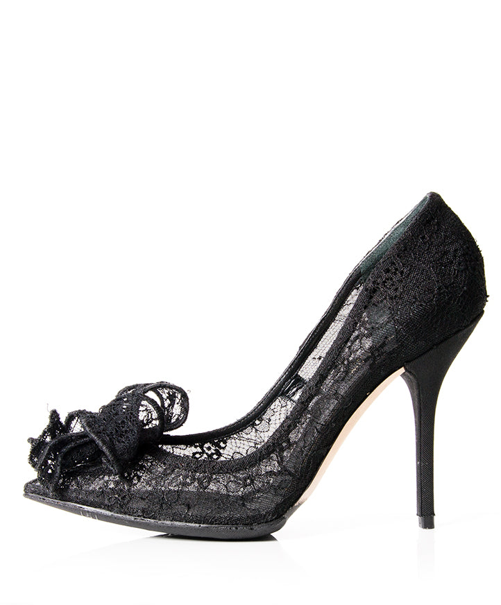 koop veilig online tweedehands Dolce en Gabanna kant pumps aan de beste prijs online webshop labelllov