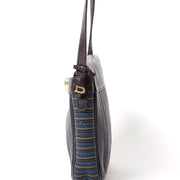 shop safe and secure secondhand delvaux woven schoulder bag for the best price , webshop worldwide shipping