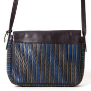 koop snel en veilig tweedehands multi gekleurde delvaux gewoven handtas aan de beste prijs