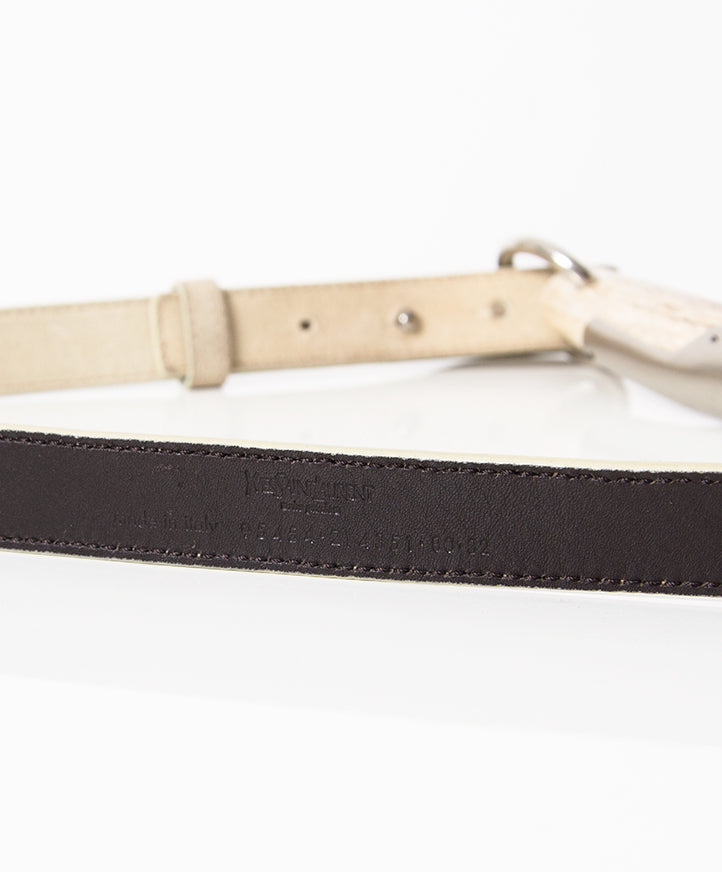 seconde main authentique YSL Mombassa Horn ceinture se vend chez labellov webshop online vintage luxury