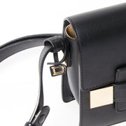 Delvaux Black Le Madame Mini Polo secondhand authentic safe online shopping webshop fashion style Antwerp Belgium LabelLOV designer high end luxury labels brands