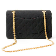 Chanel Medium Classic Flapbag in Fabric safe online shopping webshop fashion style LabelLOV Antwerp Belgium high end luxury labels brand designer
