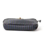 koop snel en veilig tweedehands multi gekleurde delvaux gewoven handtas aan de beste prijs