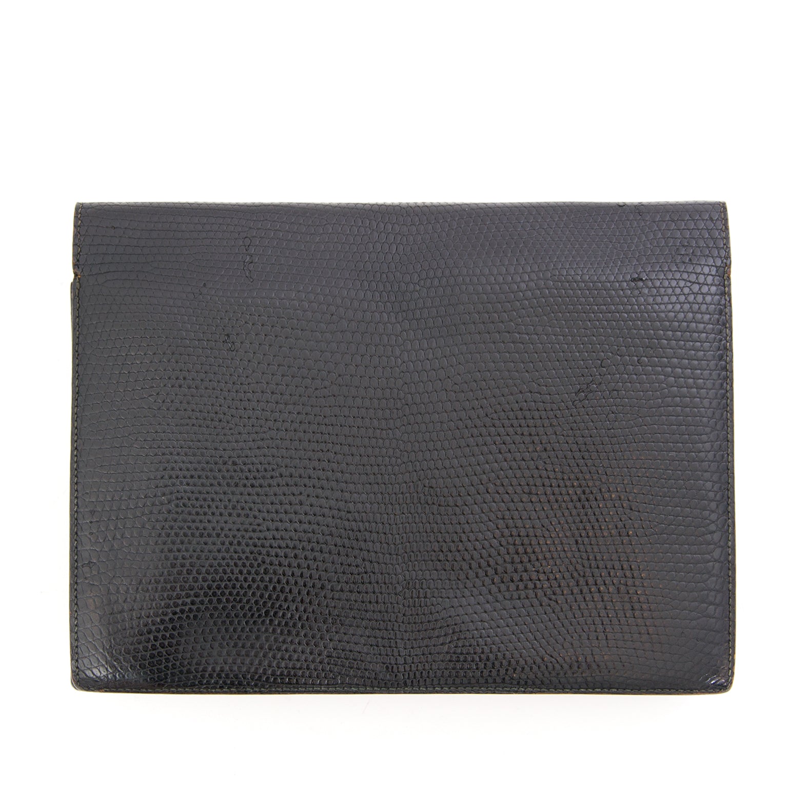 Hermès Lizard Envelope Clutch veilig online winkelen bij LabelLOV