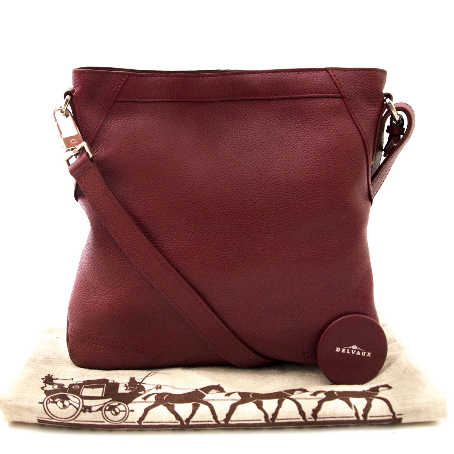Delvaux Red Leather Shoulderbag