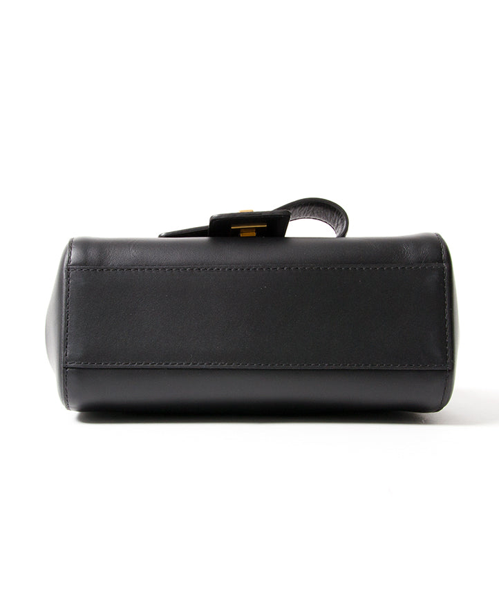 Delvaux Black Simplissime City PM Bag authentic secondhand safe online shopping webshop fashion style LabelLOV Antwerp Belgium high end luxury labels brand designer