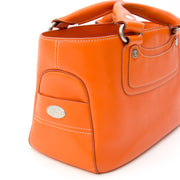 koop veilig online tweedehands oranje celine top handle tas aan de beste prijs webshop labellov