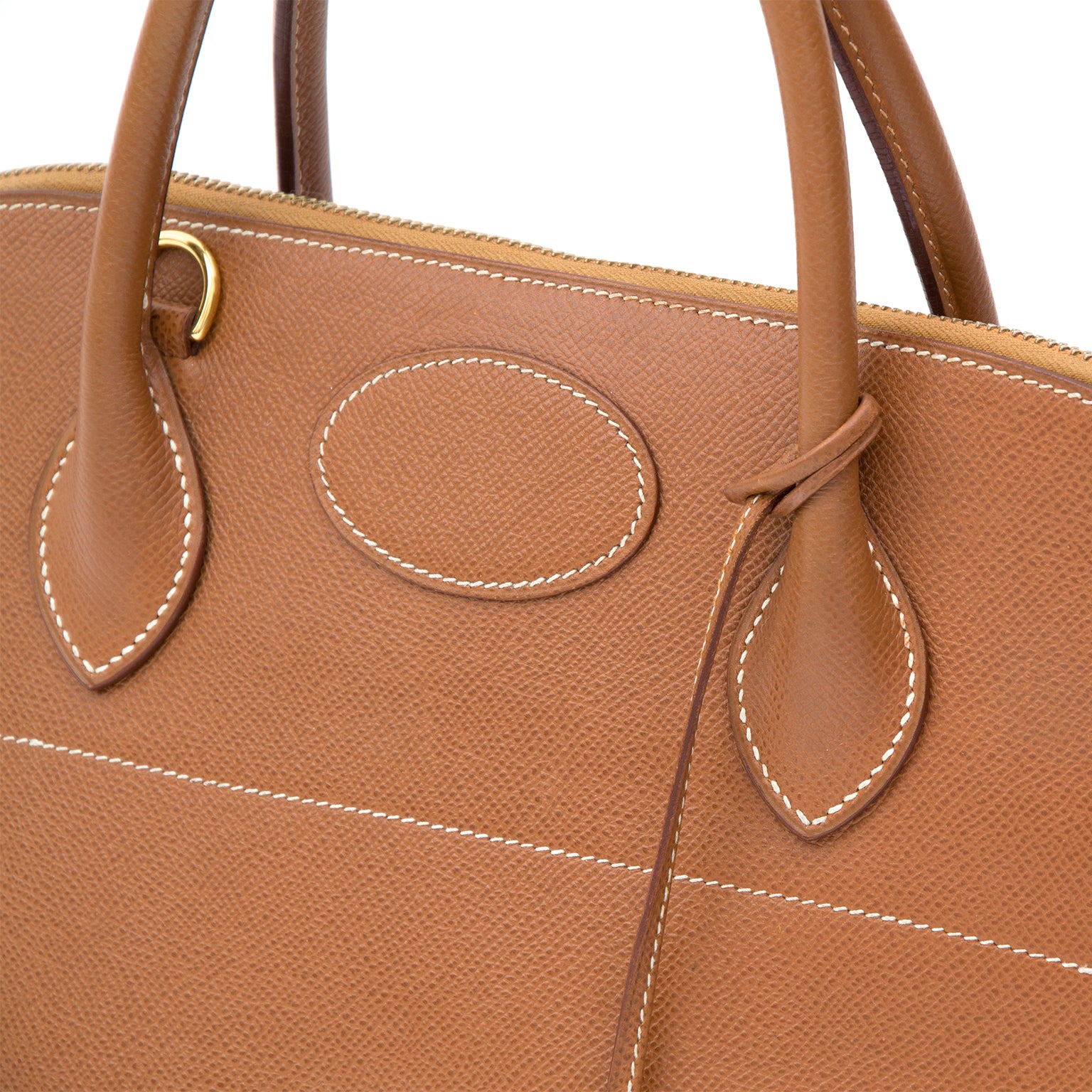 2de hands Hermes handtas Bolide in goud leer net als nieuw webshop labellov , antwerpen