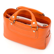 koop veilig online tweedehands oranje celine top handle tas aan de beste prijs webshop labellov