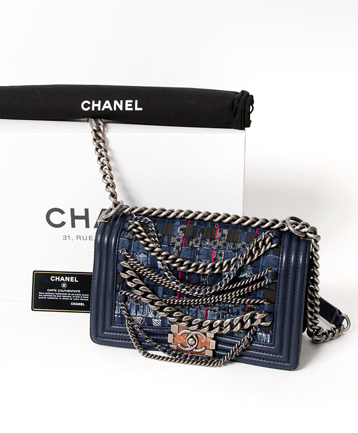 acheter en ligne seconde main chanel boy enchained comme neuf pour le meilleur prix site en ligne labellov